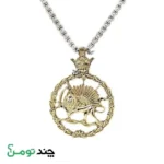 گردنبند طرح شیر طلایی - Image 2