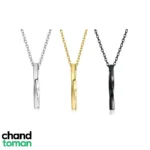 گردنبند مردانه پیچ خورده - Image 4
