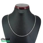 زنجیر استیل پیچی نقره ای کد L151