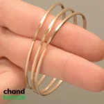 النگو زنانه مدل آینه ای کد 9829 - Image 3